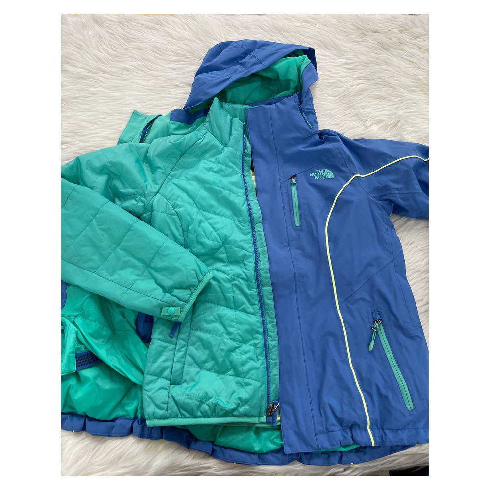 The North Face Sofiana Triclimate Jacket Sz S Softshell Puffer 2 in 1 Waterproof